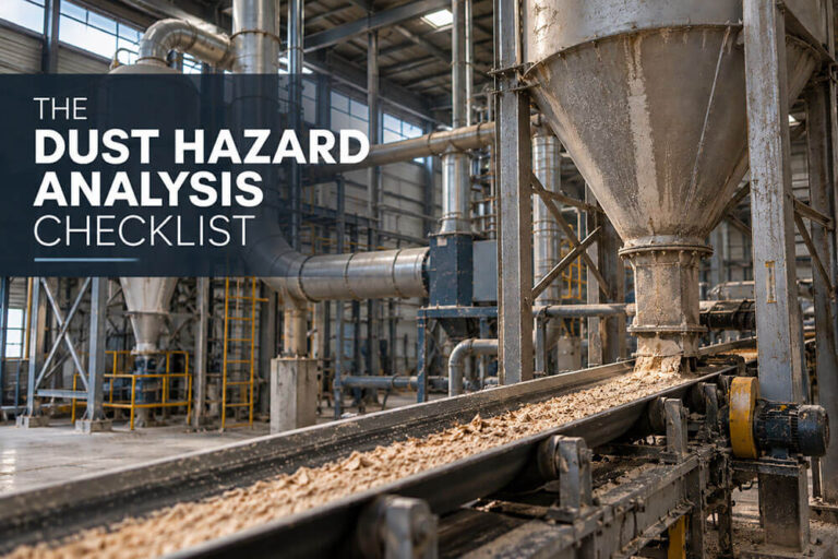 Dust Hazard Analysis Checklist for industrial dust collection and material handling equipment.